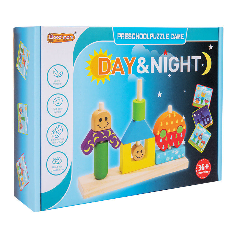 Creative building blocks, children's puzzle board games, kindergarten enlightenment, early education, puzzle toys, gifts