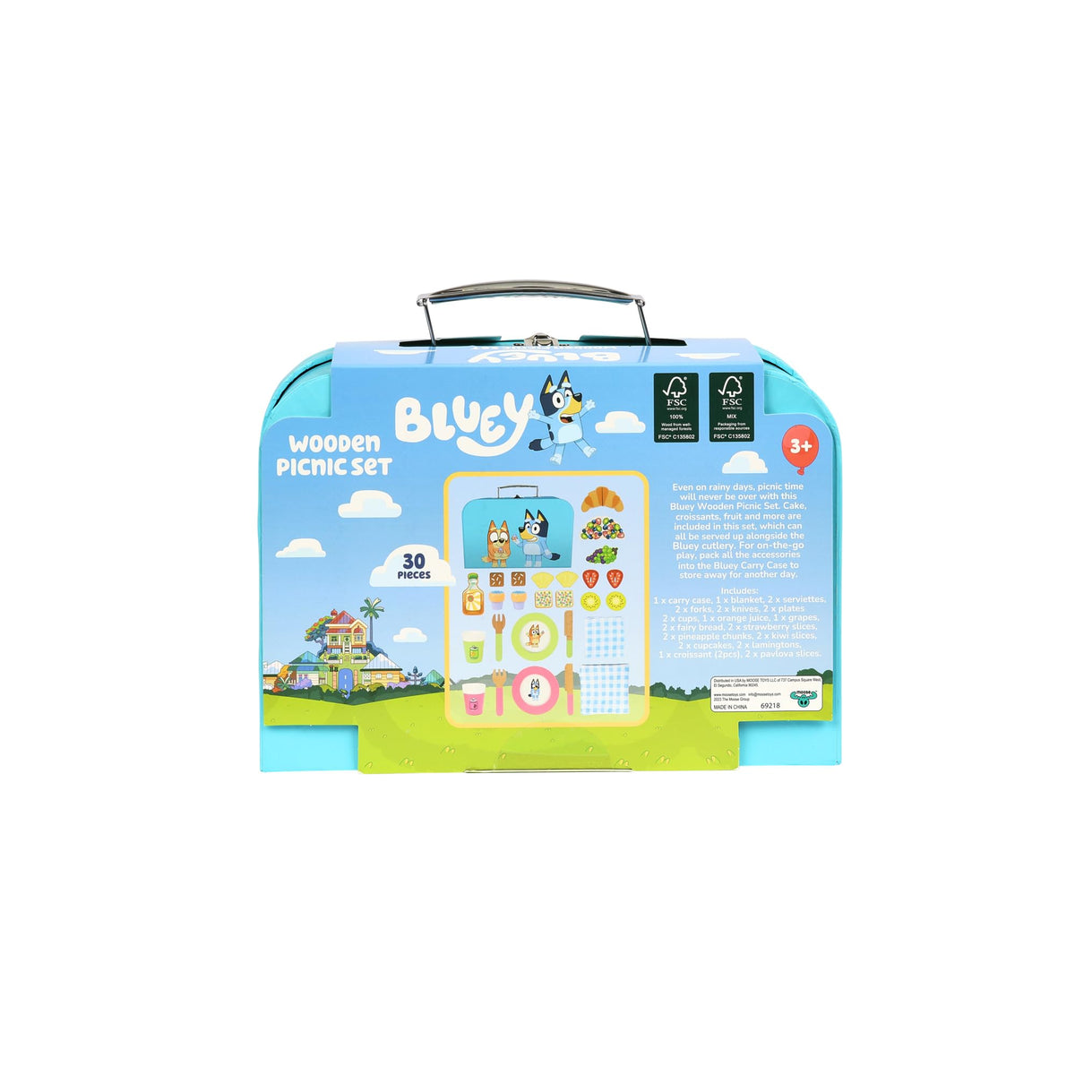 Bluey Picnic Basket Set