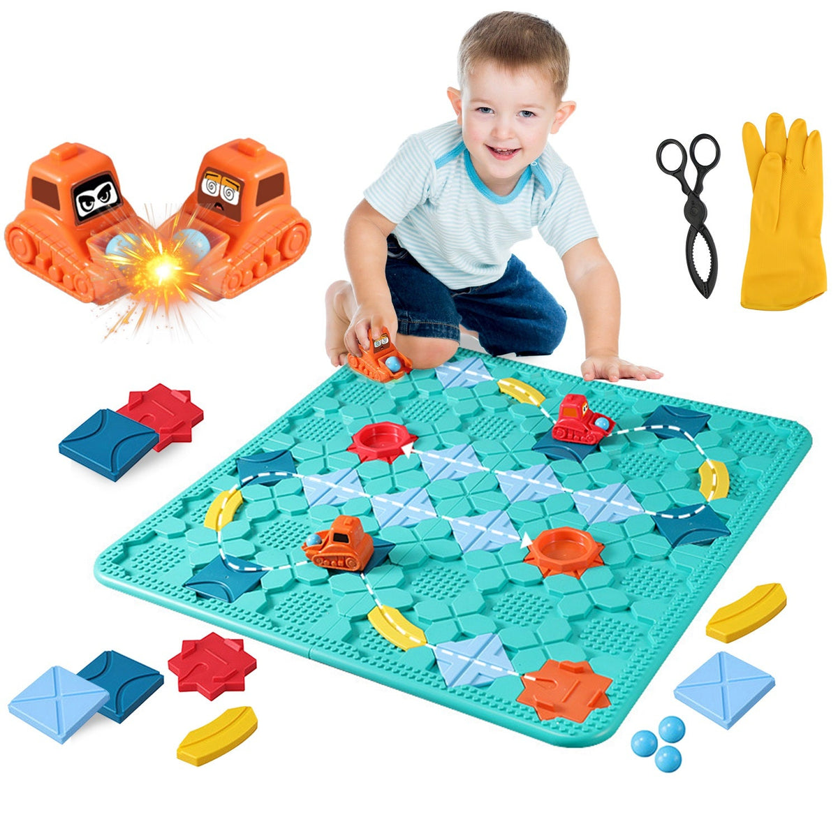 Kids Logical Road Builder Toy Brain Teasers Puzzles Montessori Toys Preschool Educational Learning Toys Puzzle STEM Board Game For 3-8 Years Old Boys