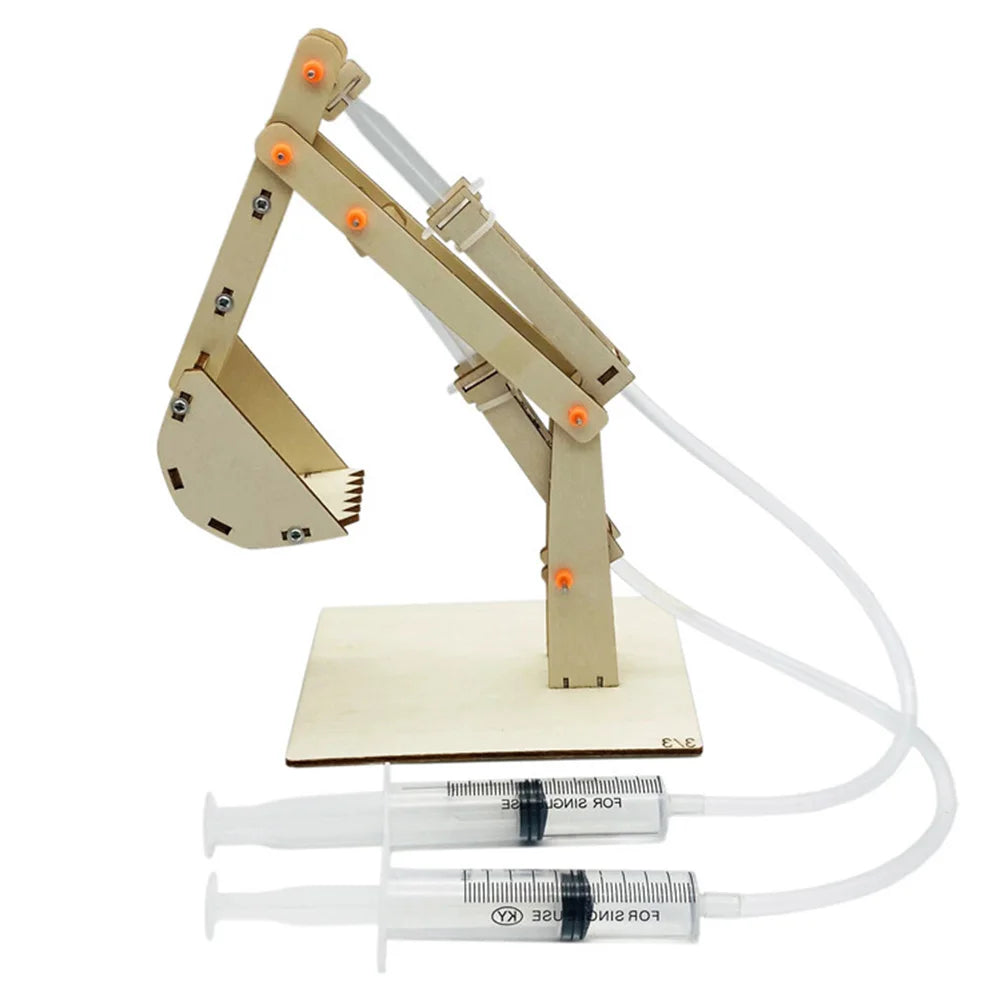 Kids DIY Science Toy Educational Hydraulic Lift Table Model, Physics STEM Experiment Kit for Children