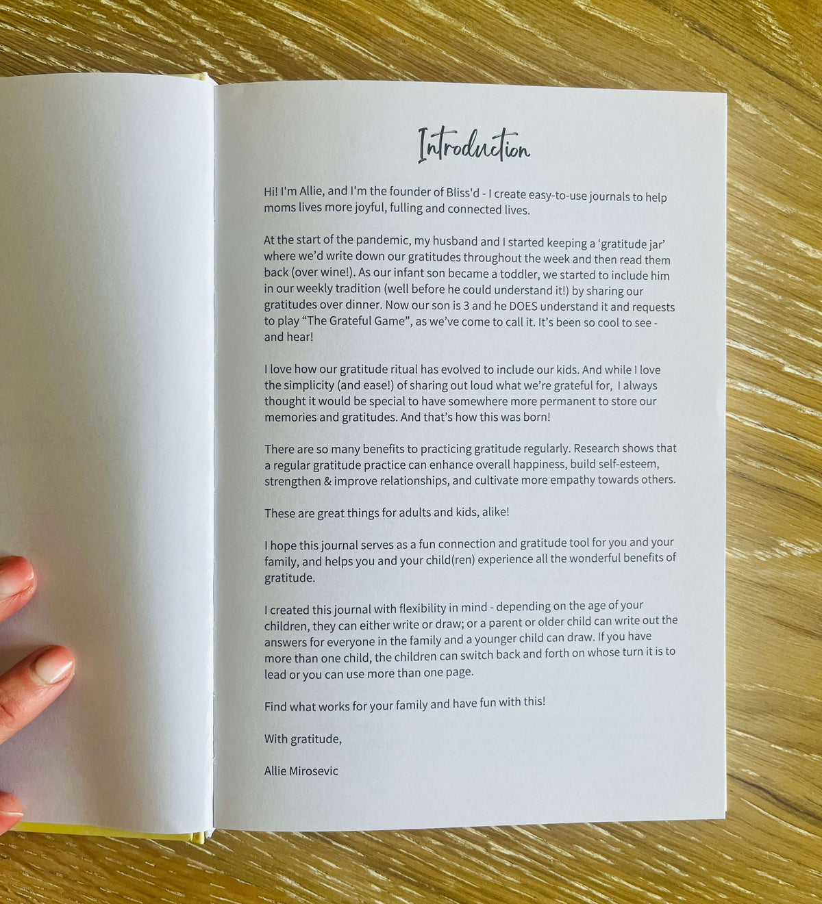 We're So Grateful: A Family Journal