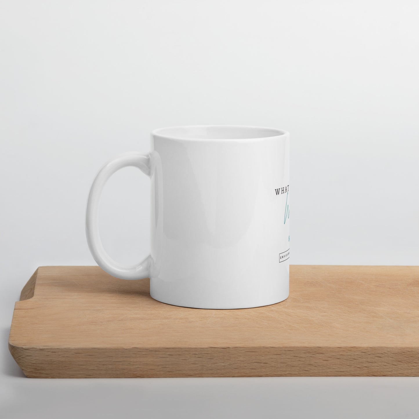 What If It All Works Out - White glossy mug