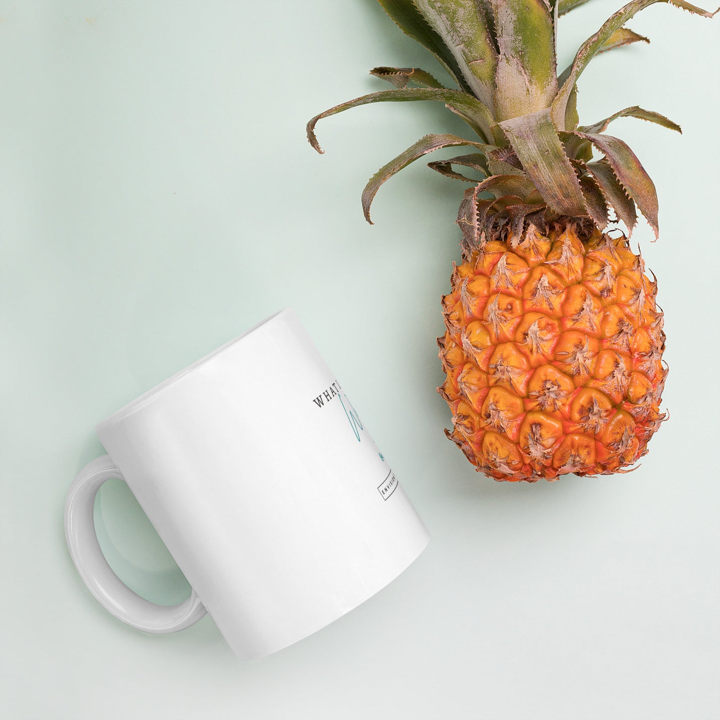 What If It All Works Out - White glossy mug
